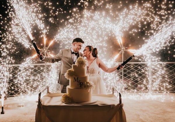 Profesjonalne oświetlenie parkietu na weselu